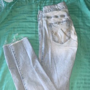 Hollister high waisted super skinny jeans